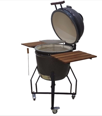 समायोज्य वेंटिलेशन प्रणाली लकड़ी का कोयला सिरेमिक ग्रिल BBQ