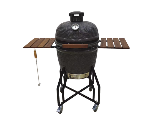 समायोज्य वेंटिलेशन प्रणाली लकड़ी का कोयला सिरेमिक ग्रिल BBQ