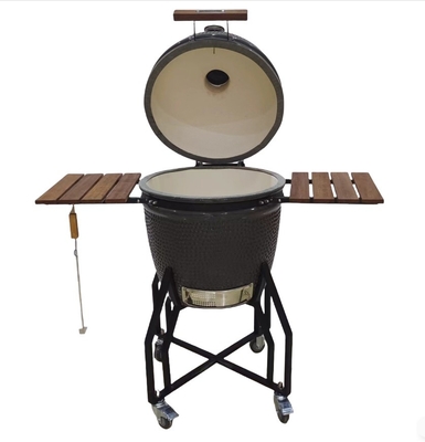 समायोज्य वेंटिलेशन प्रणाली लकड़ी का कोयला सिरेमिक ग्रिल BBQ