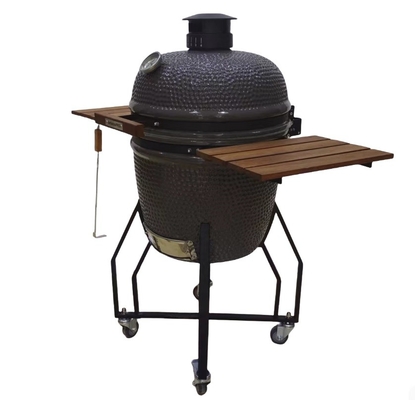 समायोज्य वेंटिलेशन प्रणाली लकड़ी का कोयला सिरेमिक ग्रिल BBQ